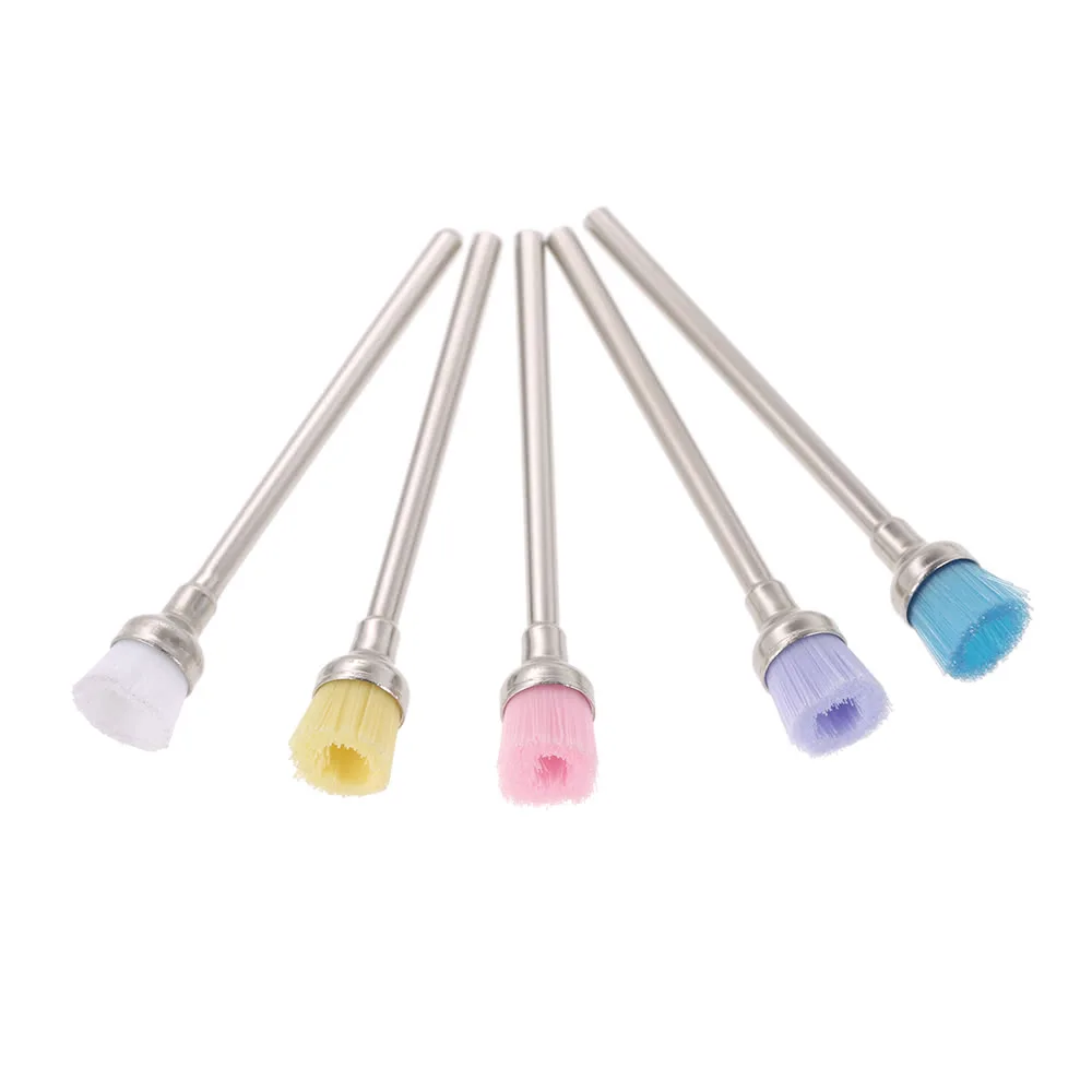 

5pcs Mix color Nail Drill Cleaning Brush Electric 2.35mm Machine Professional Nail Art Drill Bit Brush Manicure Accessories