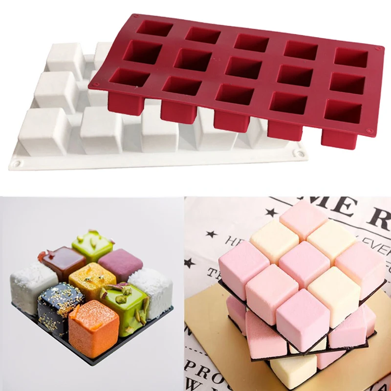 Силиконовая форма для шоколадного торта 15 ячеек|Формы тортов| |