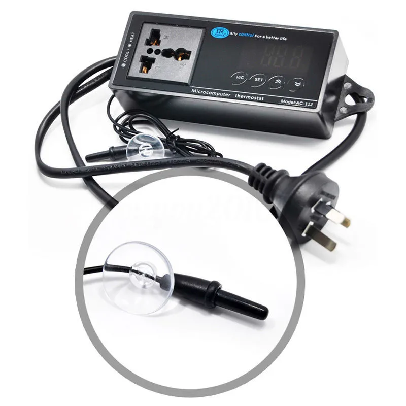 Цифровой светодиодный термостат для аквариумная рептилия 110/220 в 10A | Дом и сад