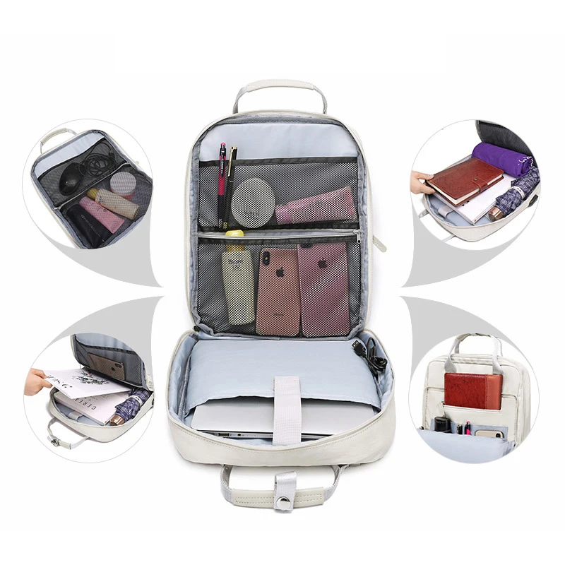 Водонепроницаемый стильный женский рюкзак для ноутбука 13 3 14 15 6 дюйма корейский