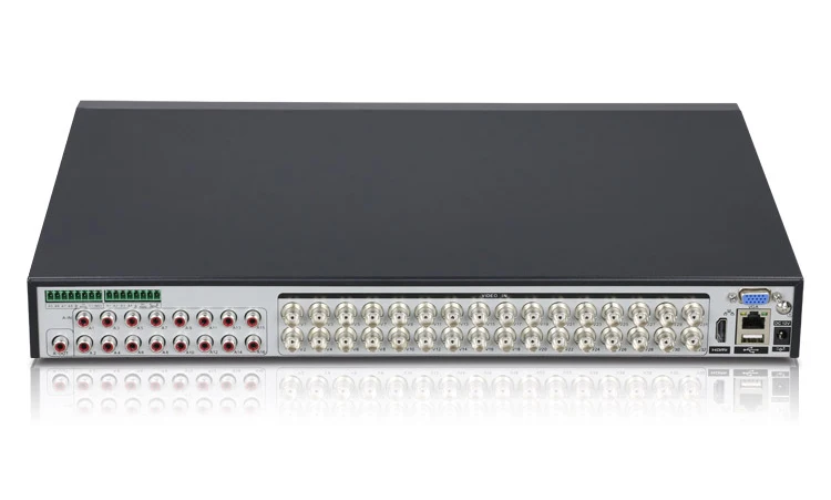 Verkauf 5MP AHD Kamera 5M-N Audio Xmeye Hi3531D H.265 + 32CH 32 Kanal 4 SATA Gesicht Erkennung 6 In 1 Koaxial Hybrid NVR CVI TVI AHD DVR