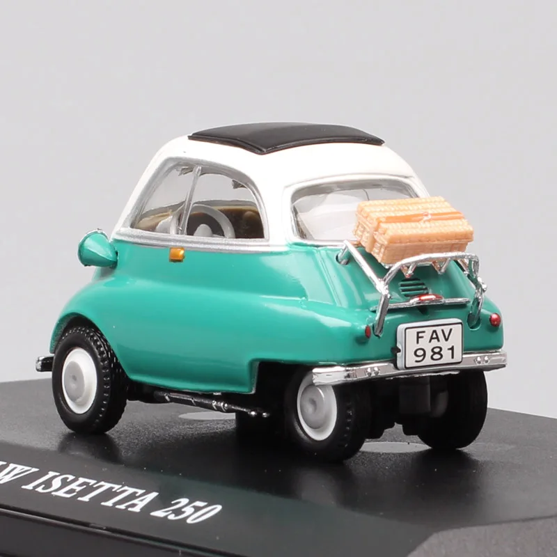 Cararama мини милые классические 1/43 весы Isetta 250 автомобиль пузыря литые Автомобили Модель для маленьких мальчиков подарки миниатюрные 1955