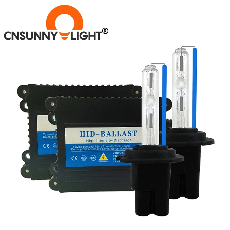 CNSUNNYLIGHT комплект для переоборудования ксенона Hid 35 Вт H1 H3 H7 H8 H10 H11 H9 9005 9006 HB3 HB4 лампа
