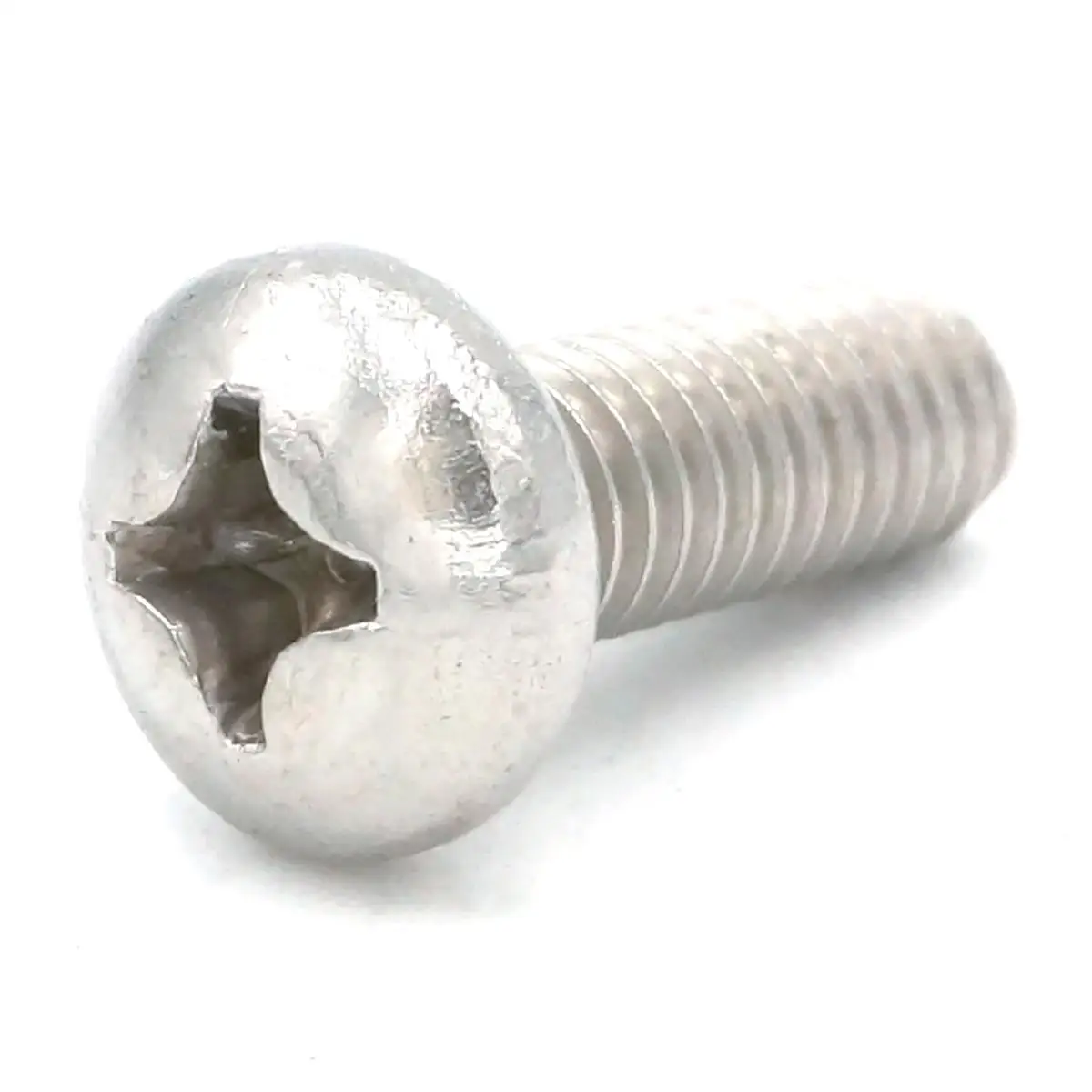 

5pcs M6*16 Pitch 1.0 Phillips Pan Head 304 Stainless Steel Cross Recessed Machine Screws Cap Bolts Nuts