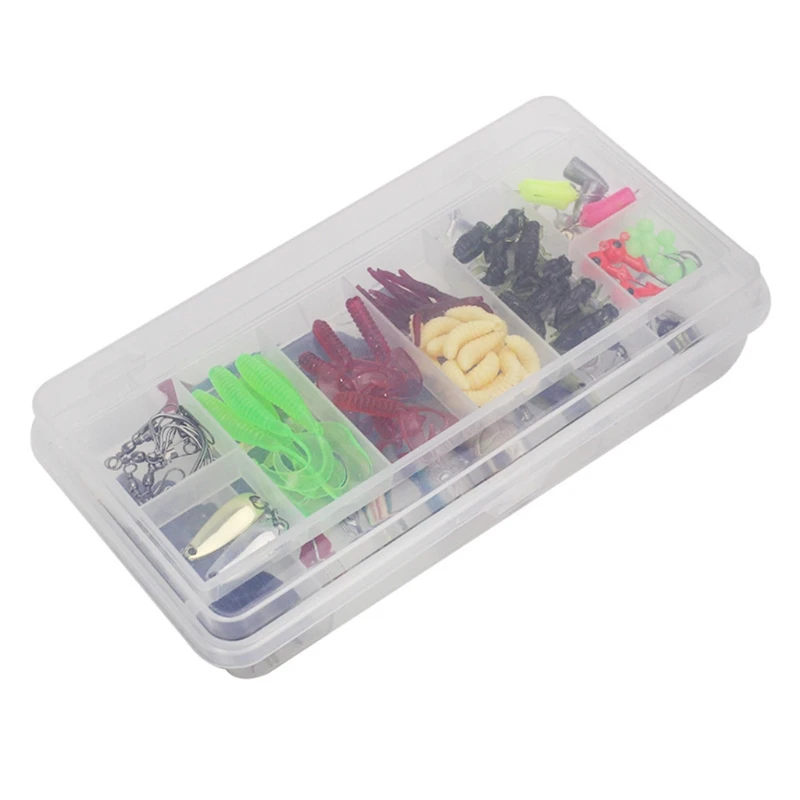 

101PCS Fishing Tackle Set Fishing Lures Kit Set for Bass 652D