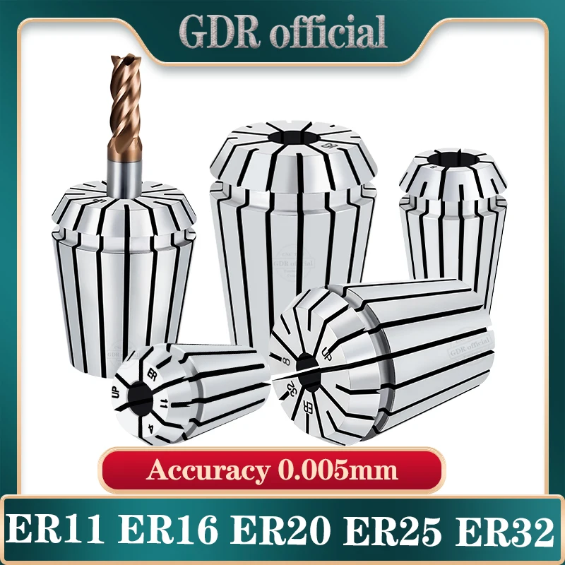 CNC высокоточный ER11 ER16 ER20 ER25 ER32 ER цанговый патрон точность 0 005 мм держатель для