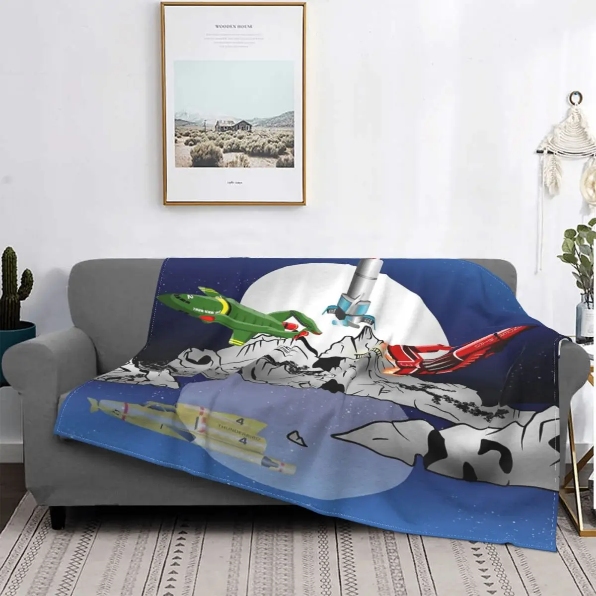 

Фон для фотосъемки с изображением острова Трейси Thunderbirds