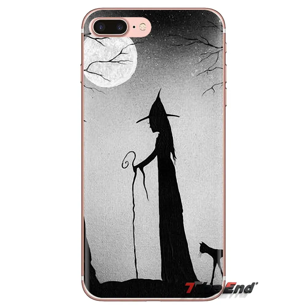 Картина ведьма акварель Арт Декор силиконовый чехол для телефона Samsung Galaxy A3 A5 A7 A9