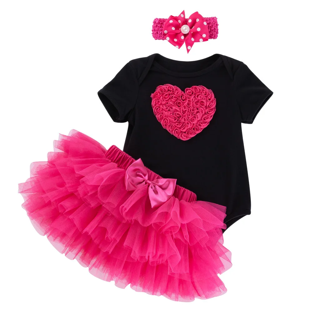 3 шт./компл. Единорог вечерние платья для детей в возрасте от 1 года малышей наряд