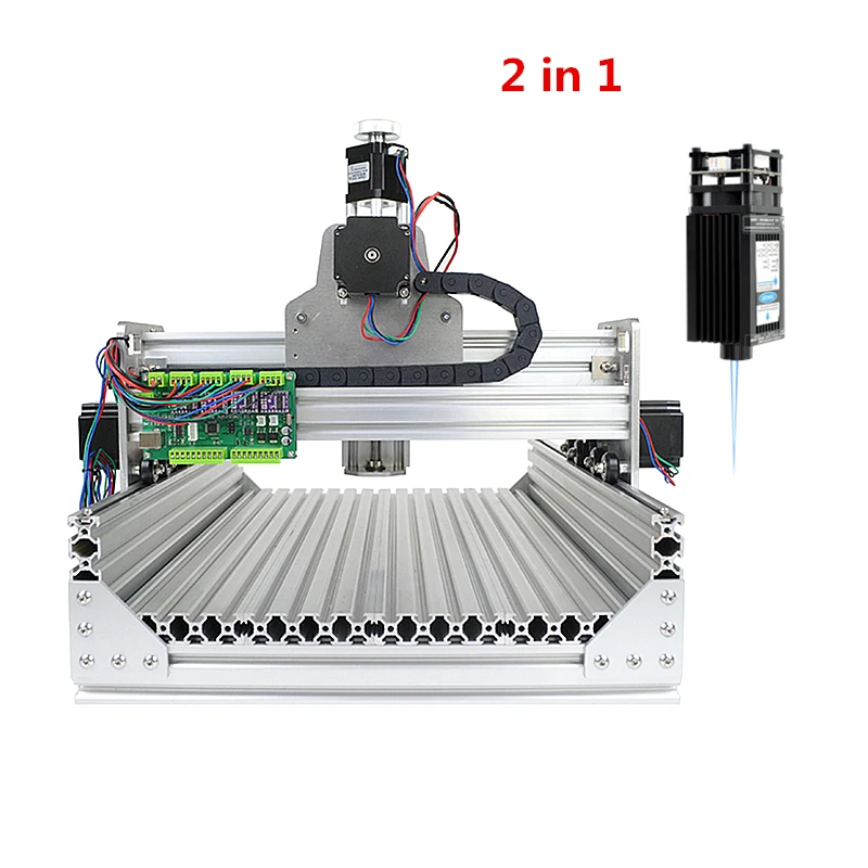 

Disassembled pack DIY 2030 Mini CNC Router Engraver 500Mw 2500mW 5500mW 2 in 1 Laser Engraving Machine
