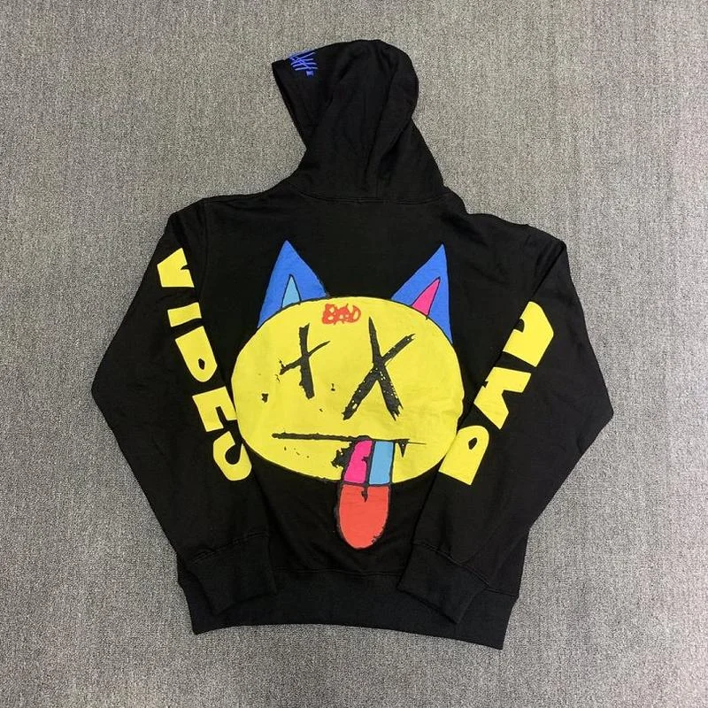 

Толстовка 21SS отомстить 3D Граффити 100% хлопок месть Толстовка Канье Уэст Хип-Хоп Мужская Женская месть Толстовка