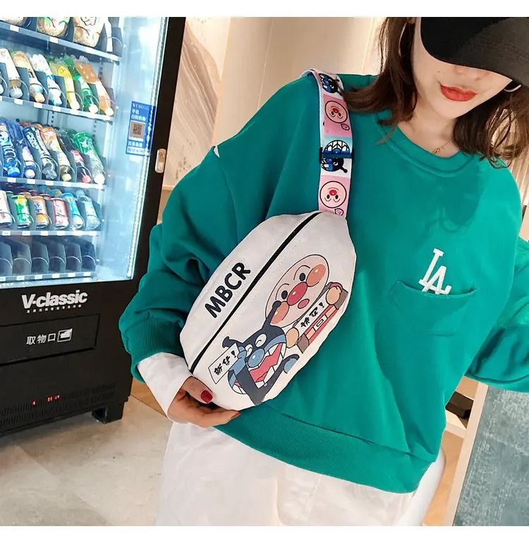 Новая женская поясная сумка 2020 с широкополосным принтом через плечо на ремне