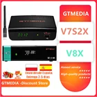 Стандартный Wi-Fi 1080P DVB-ss2s2x спутниковый приемник ТВ GTMEDIA V7 s2x с USB Wif Бесплатный FTA Gtmedia V8X