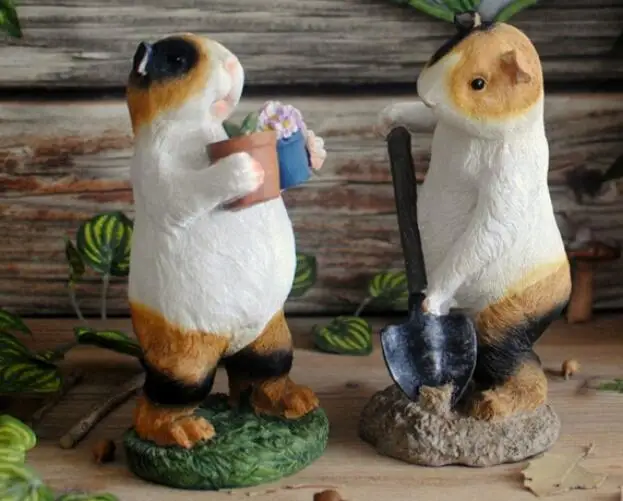 Прекрасный сад смола прекрасная морская свинка садовник патио Сад Терраса