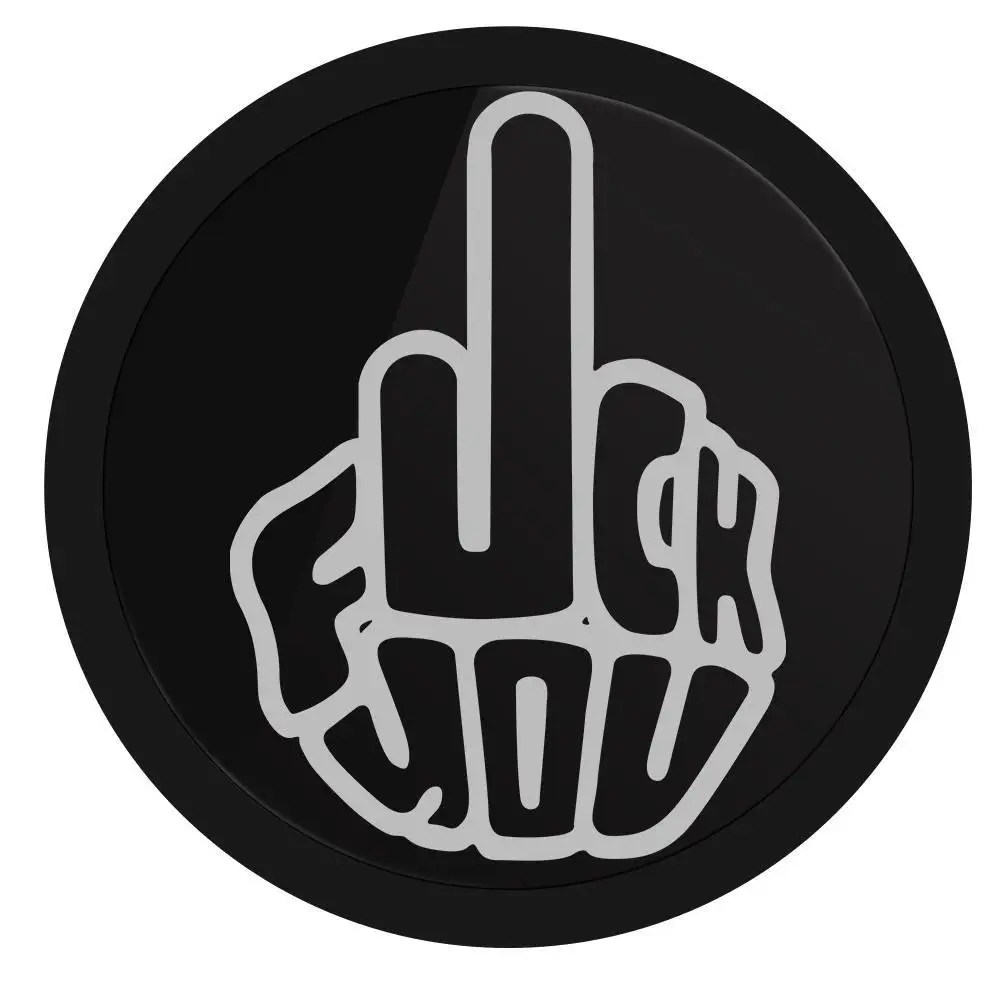 Неоновая светодиодная вывеска F * # k You Забавный светильник среднего пальца мантра