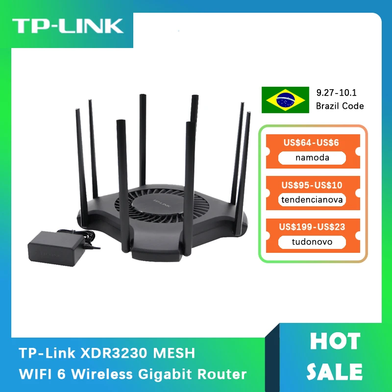 TP-Link XDR3230 AX3200 WIFI 6        2, 4 /5  4T4R MU-MIMO   