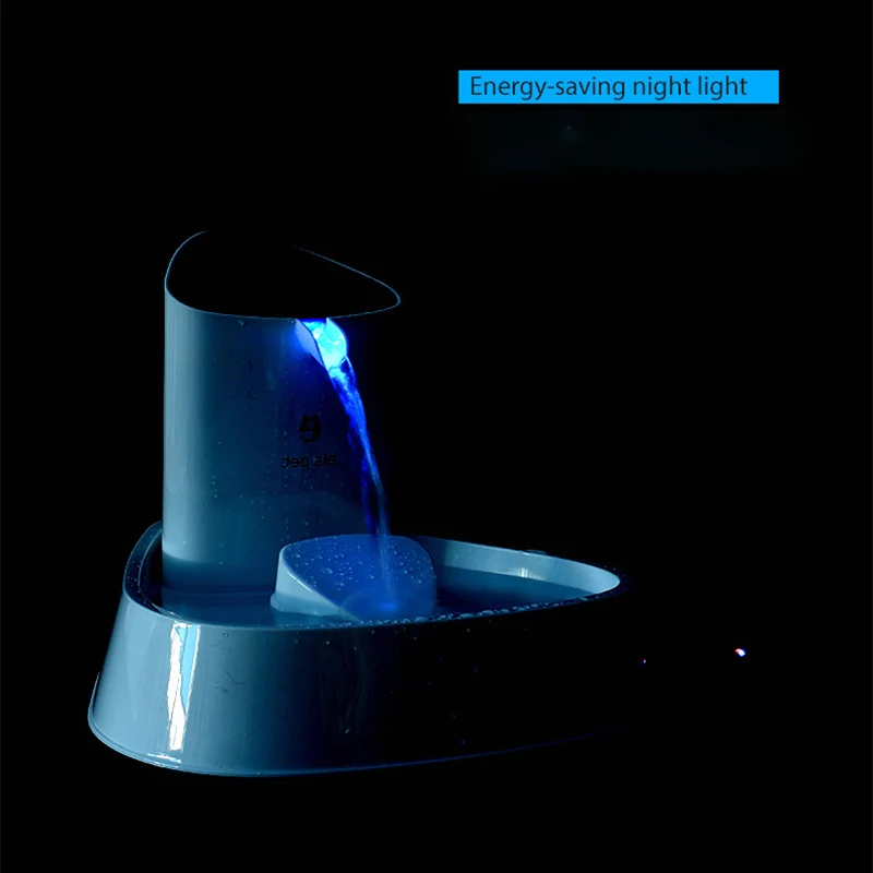 Автоматический фонтан воды кота 1.5L Электроника для здоровья фильтрации