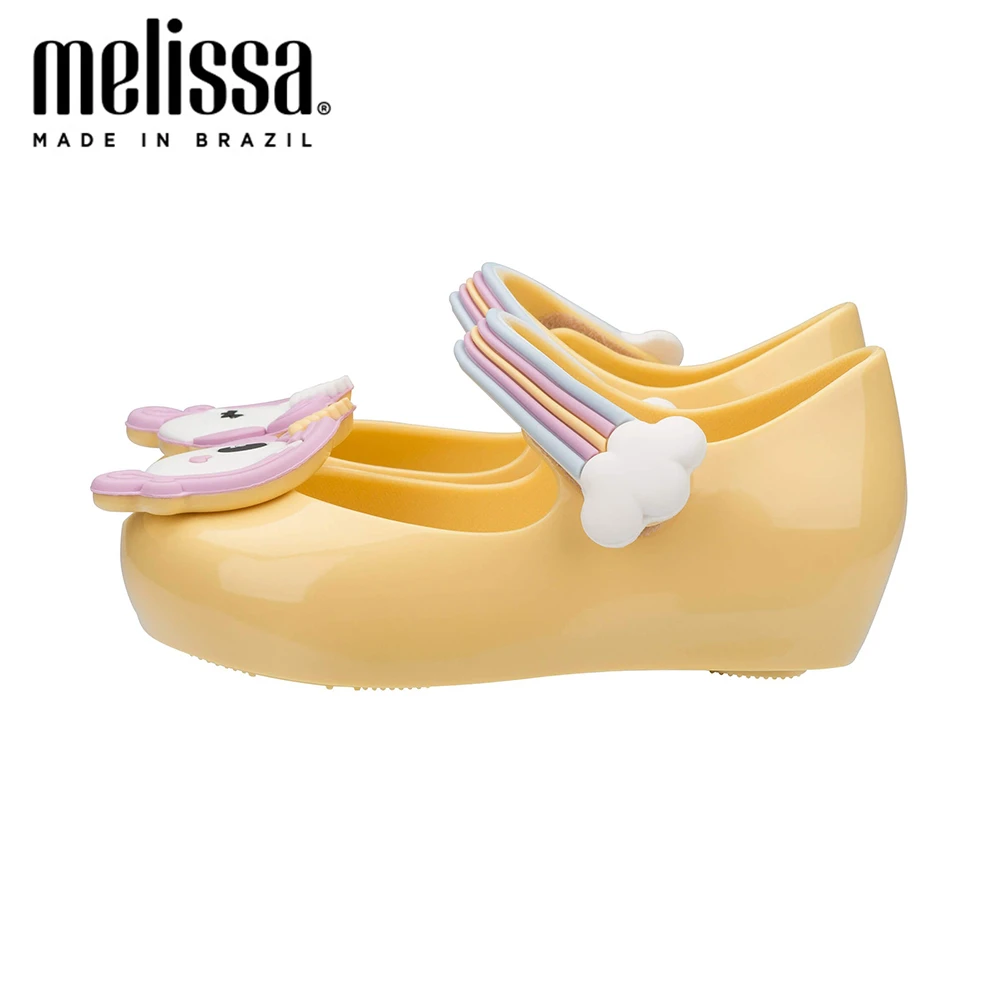 Melissa/милые прозрачные сандалии с единорогом для девочек Melissa Детские