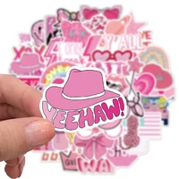 50pcs college pink stickers for notebooks stationery laptop kscraft cute sticker aesthetic craft supplies scrapbooking material