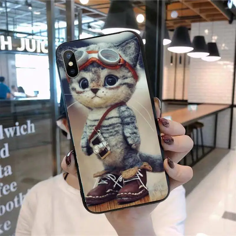 

Animal Cat Phone Case for iPhone 11 12 pro XS MAX 8 7 6 6S Plus X 5S SE 2020 mini