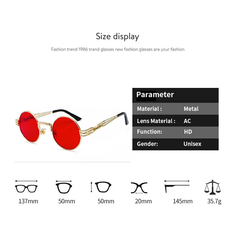 KANDREA 2020 женские круглые пластиковые солнцезащитные очки брендовые дизайнерские