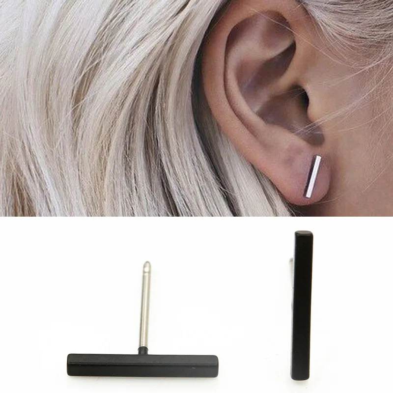 

Hot Selling Simple Women In-line Earrings White Earring Fashion Jewelry