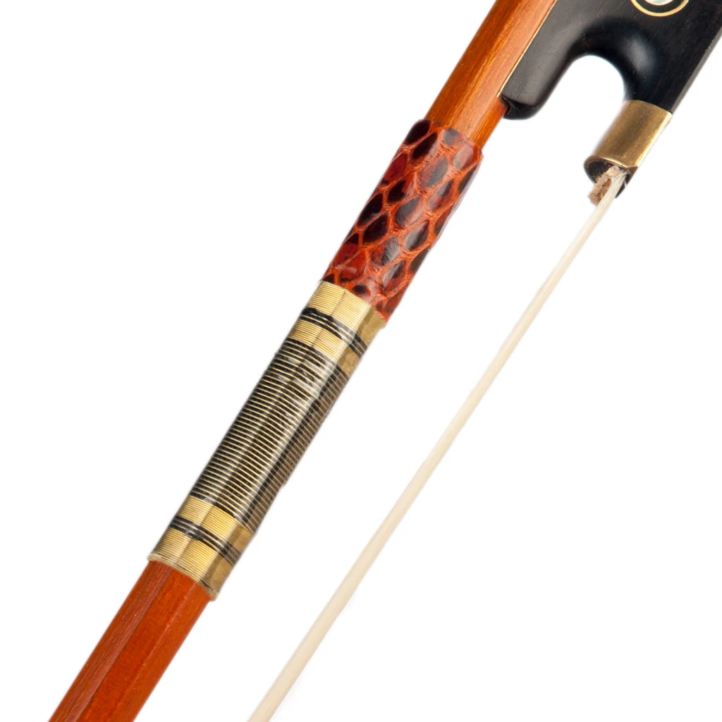 4/4 Pernambuco Violin Bow W/Black Ox Horn Frog Mongolian Horse Hair Full Size For Fiddle | Спорт и развлечения