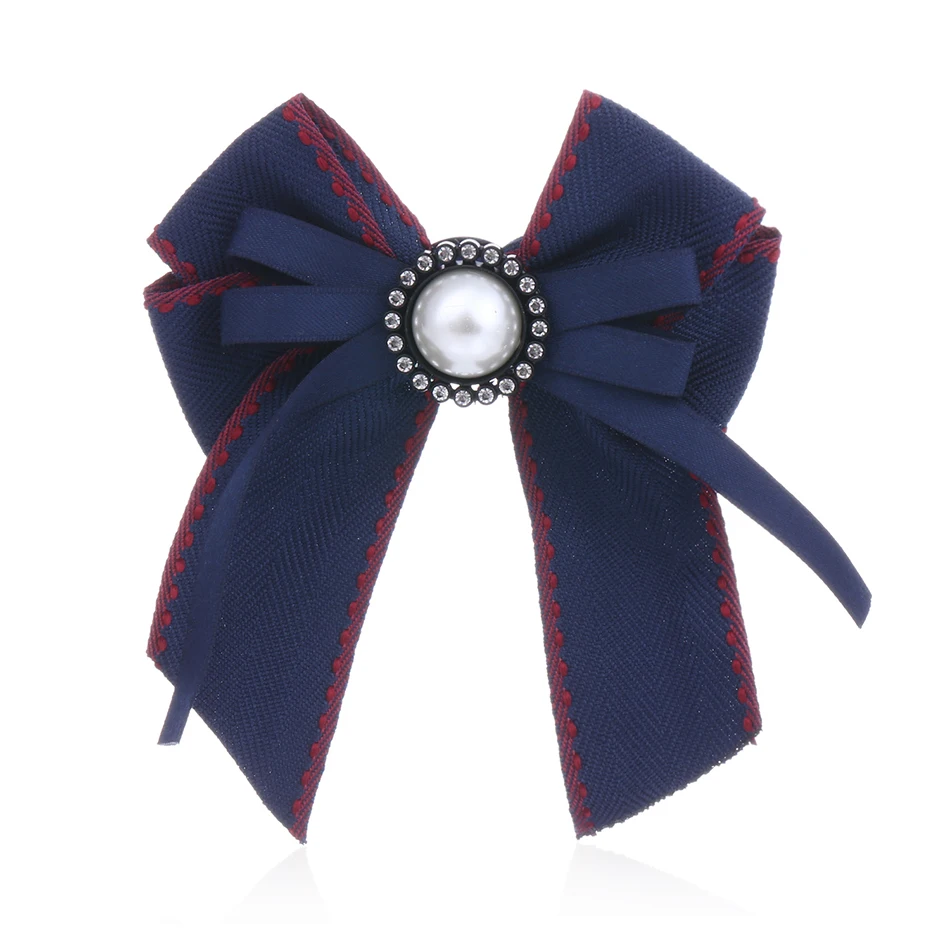 

Match-Right Woman & Man Brooches Long Ribbon Big Bowknot Shirt's Bow Tie Pins Collar Accessories Fashion Jewelry SP256