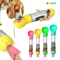 multifunctional pet dog water bottle feeder cat dogs travel drinking bowl outdoor pet water dispenser feeder dog products