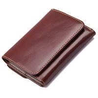 mens wallet genuine leather purse for men credit catrd holder short wallet male slim coin purse mens money bags