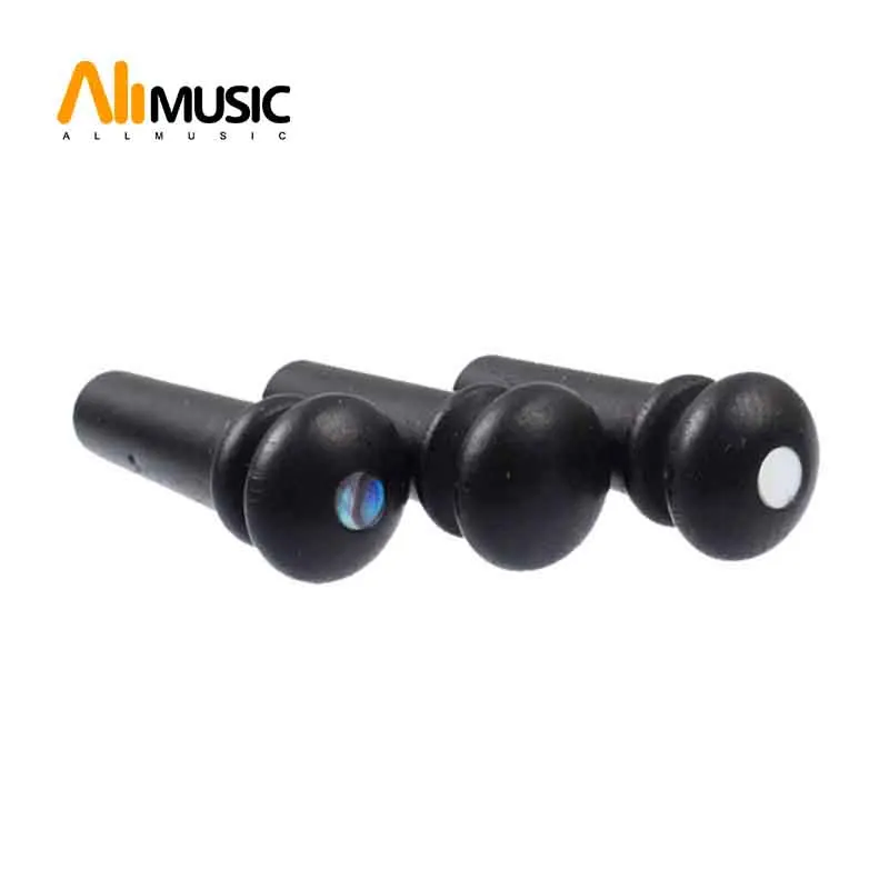 Эбеновое Дерево гитарный ремень Endpin кнопка с 4 0 мм зеленый белая жемчужная