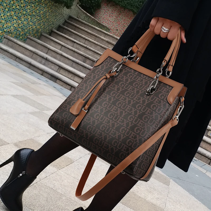 

Сумки из коровьей кожи для женщин, новинка 2022, роскошные дизайнерские брендовые высококачественные винтажные сумки на одно плечо с надпись...