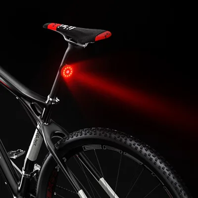 

Bicycle Light Bicycle LED Taillight Rear Tail 6 Speed Mode Safety Warning Cycling Light USB Rechargeable Style Bike Accessories