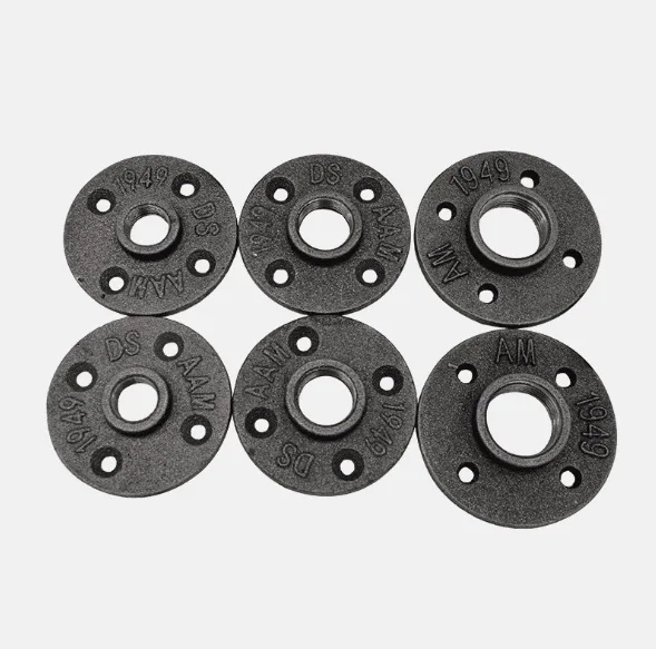 10 шт./лот BSP резьбовые фитинги из ковкого железа настенное крепление для пола