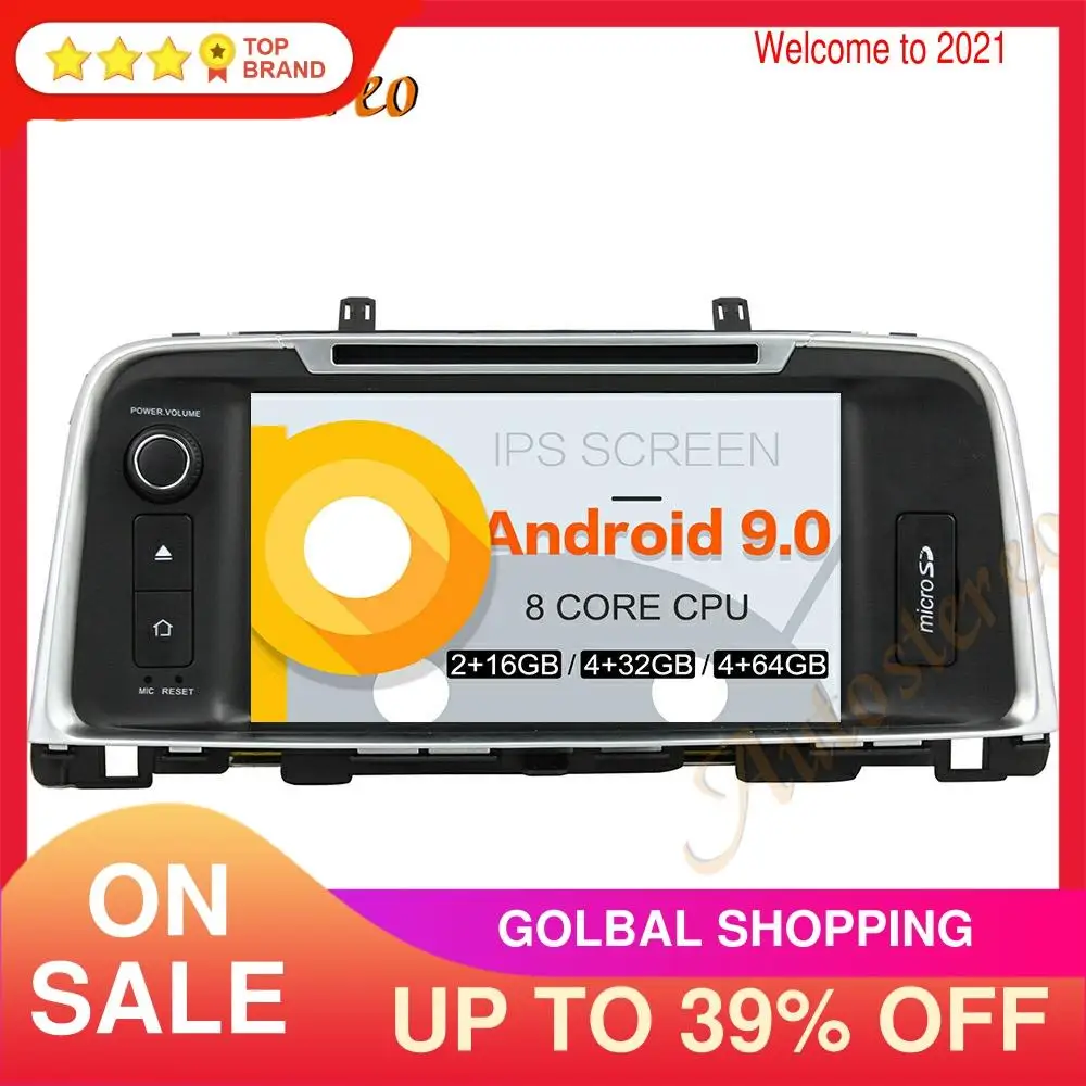 

Автомобильный CD DVD-плеер Android 9 PX5/PX6 GPS-навигация для Kia K5/OPTIMA 2015 автомобильный радиомагнитофон стерео головное устройство мультимедийный пле...