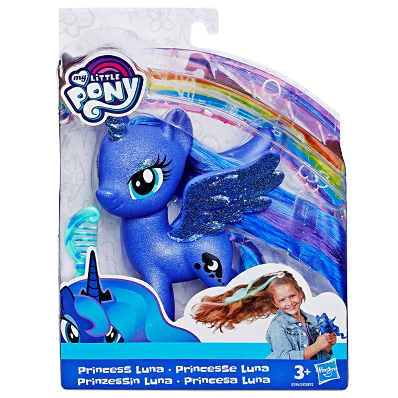 15 см игрушки My Little Pony королевская принцесса Луна Принцесса Селестия блестки ПВХ фигурка Коллекционная модель куклы