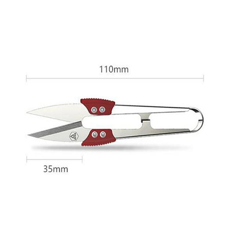 

Cross Stitch Embroidery U Shape Scissors Clippers Steel Stationery Scissors Professional Tailor's Small Scissors Home Supplies