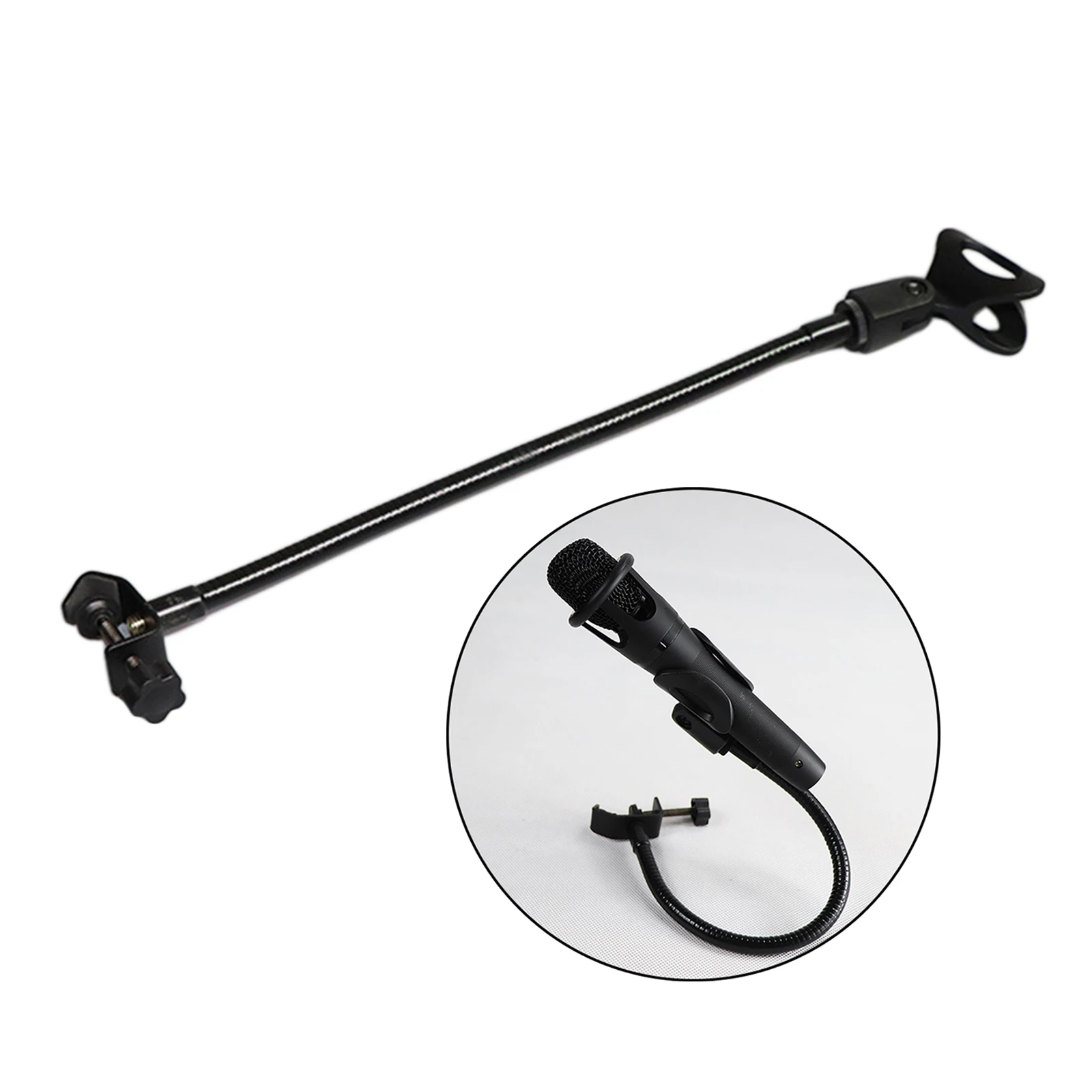 Flexible Gooseneck 360° Adjustable Microphone Stand with Desk Clamp for Radio Broadcasting Studio Mic Holder Rack | Электроника