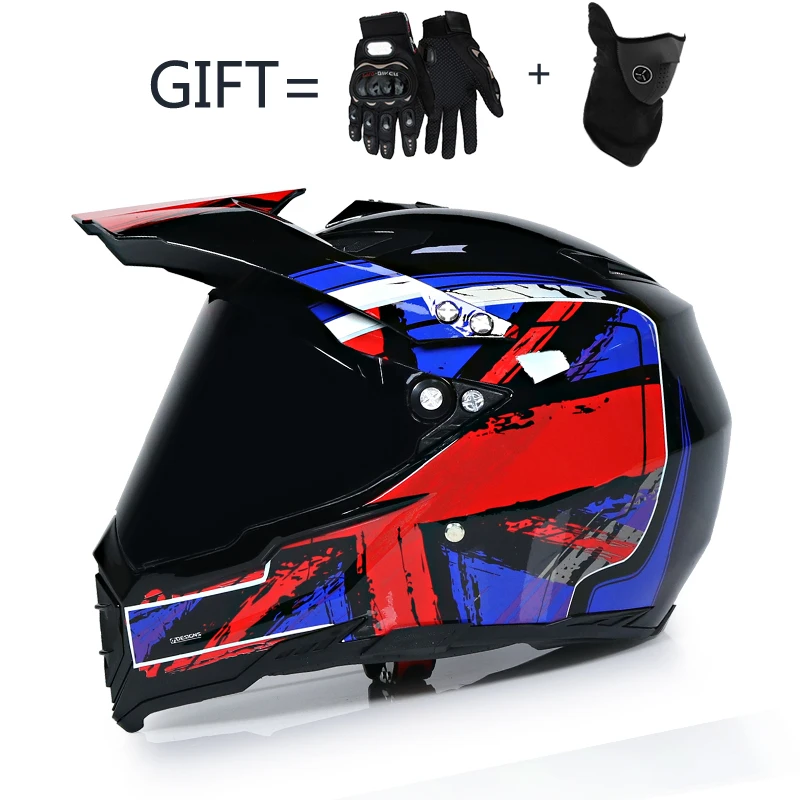 Высокое качество мотоциклетный шлем с полным лицом для мотокросса ATV в горошек |