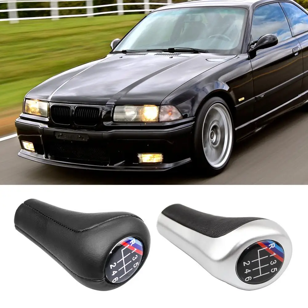 

For BMW 1 3 5 6 Series E30 E32 E34 E36 E38 E39 E46 E53 E60 E63 E83 E84 E87 E90 E91 E92 6 Speed Car Gear Shift Knob Lever