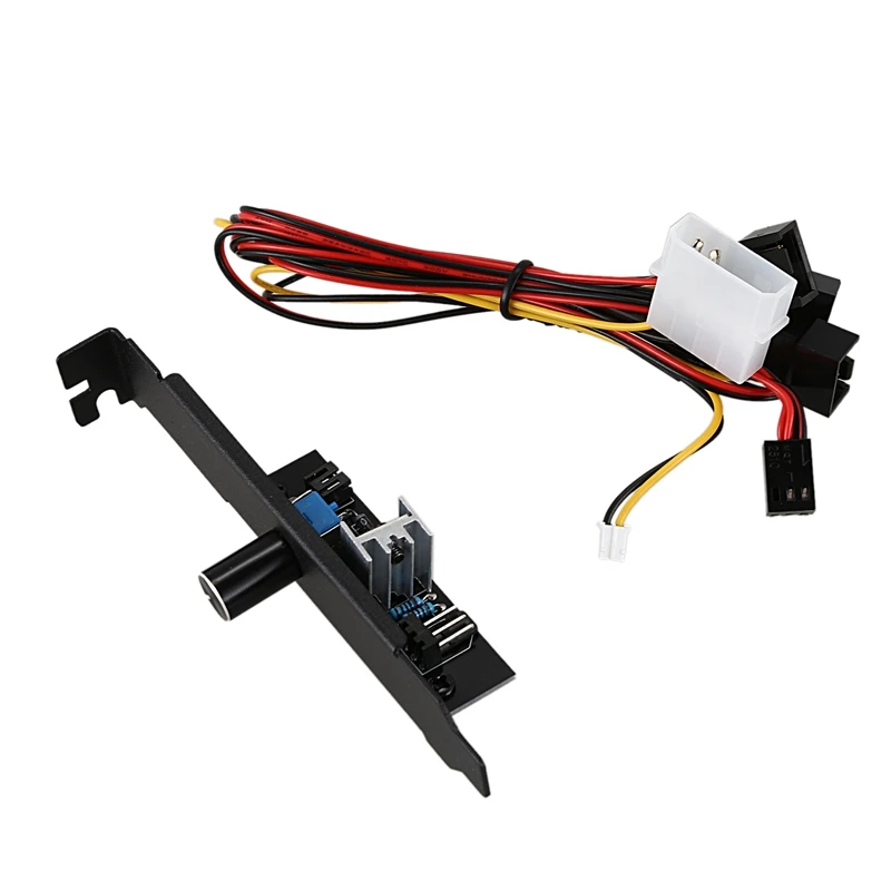 PPYY NEW -3 Channels PC Cooler Cooling Fan Speed Controller for CPU Case HDD VGA PCI Temperature Control Regulation 12V | Компьютеры и