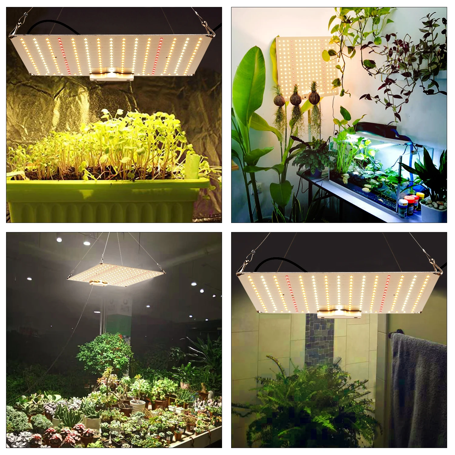 

600W Phyto Lamp for Plants Full Spectrum Led Grow Light for Seedlings at Home with IR and UV Light for Plants Grow and Flower