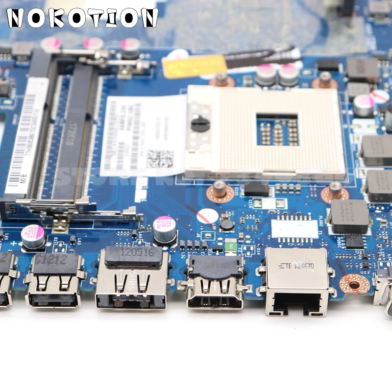 NOKOTION PIWG2 LA-675AP материнская плата для lenovo G570 материнская плата для ноутбука HM65 UMA DDR3 полный тест