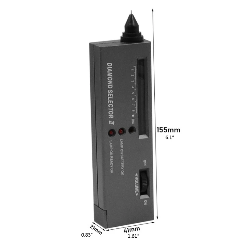 

High Accuracy Professional Jeweler Diamond Tester Diamond Gems Tester Pen Gemstone Selector Tool LED Indicator