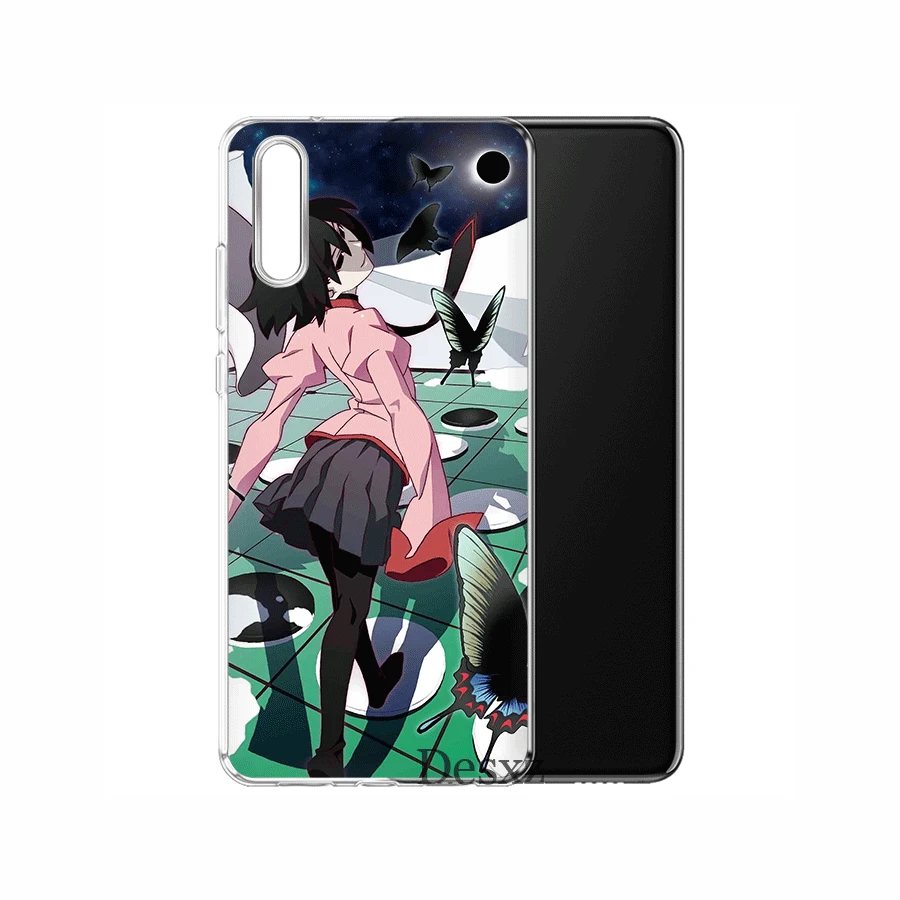 Мобильный телефон чехол TPU для Huawei Honor 7A 7C 7X 6A 8 8X 8C 9 9X View 20 Note 10 Lite Oshino Ougi Monogatari