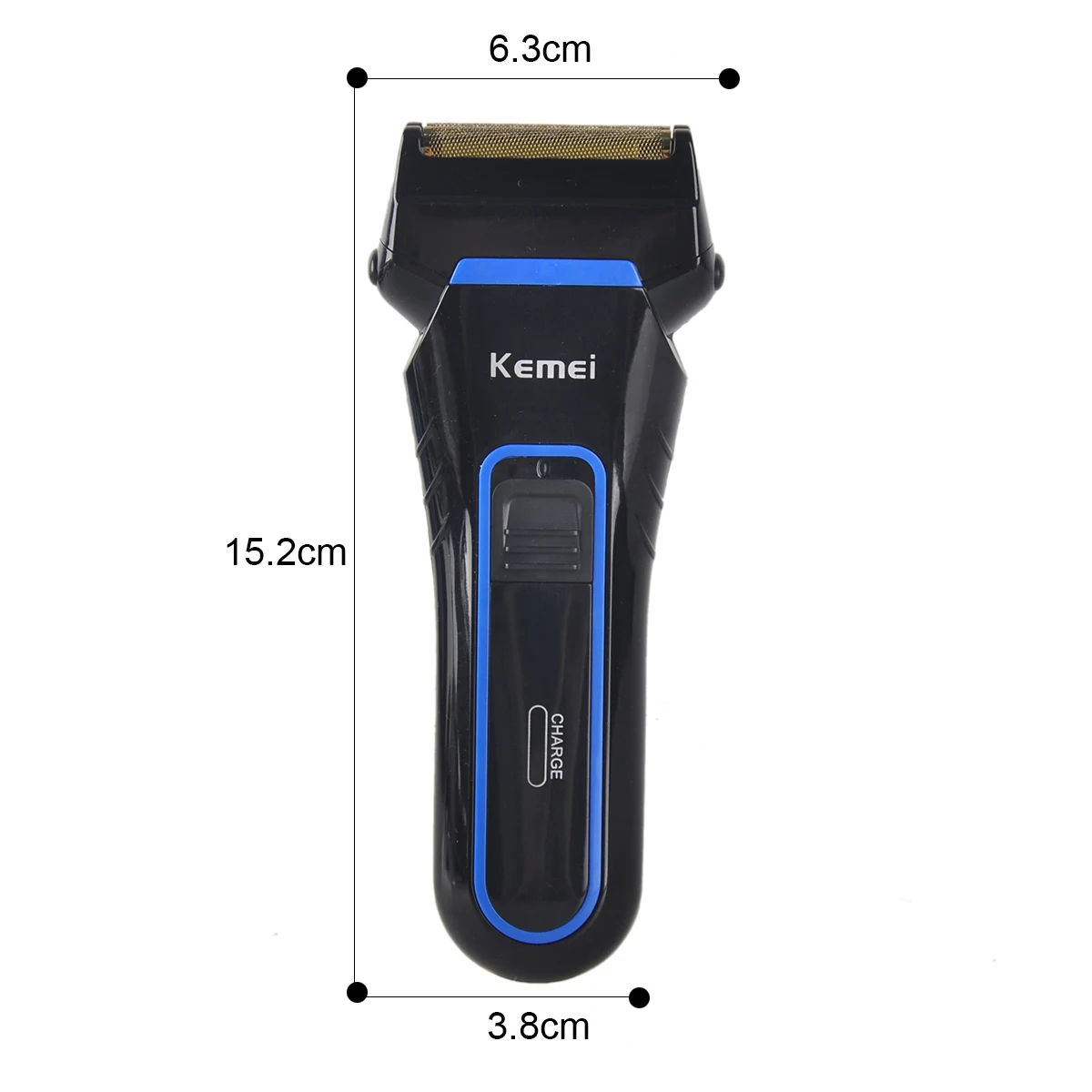 Бритва Kemei KM-2016 Мужская аккумуляторная триммер для сухой и влажной уборки |