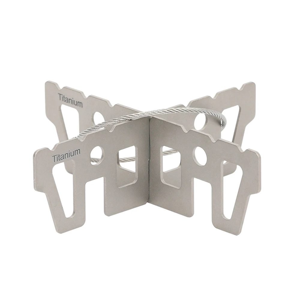 Портативная титановая спиртовая плита TOMSHOO с крышкой | Спорт и развлечения