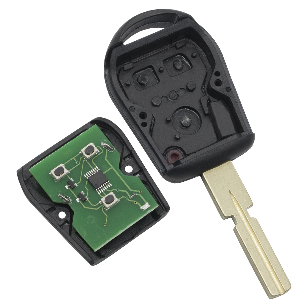 Замена дистанционного ключа WhatsKey 3 кнопки подходит для BMW E31 E32 E34 E36 E38 E39 E46 X5 Z3 HU58 Blade