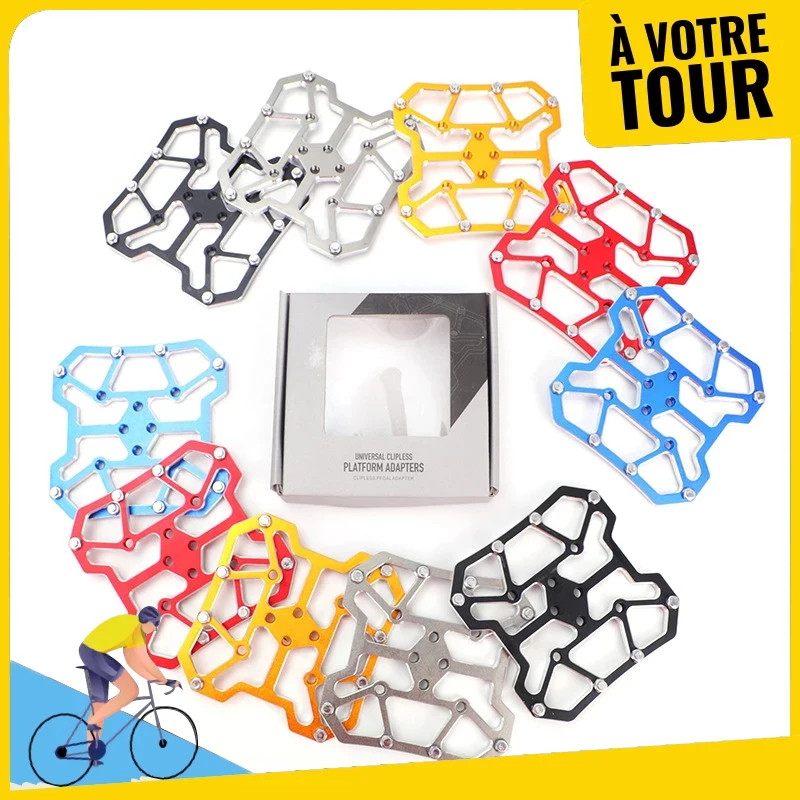 

2Pcs Mtb Automatic Speedplay Cale Spd Road Bike Pedals Spikes To Platform Adapters Clip Shimano Wellgo For Bicycle Cycling Shoes