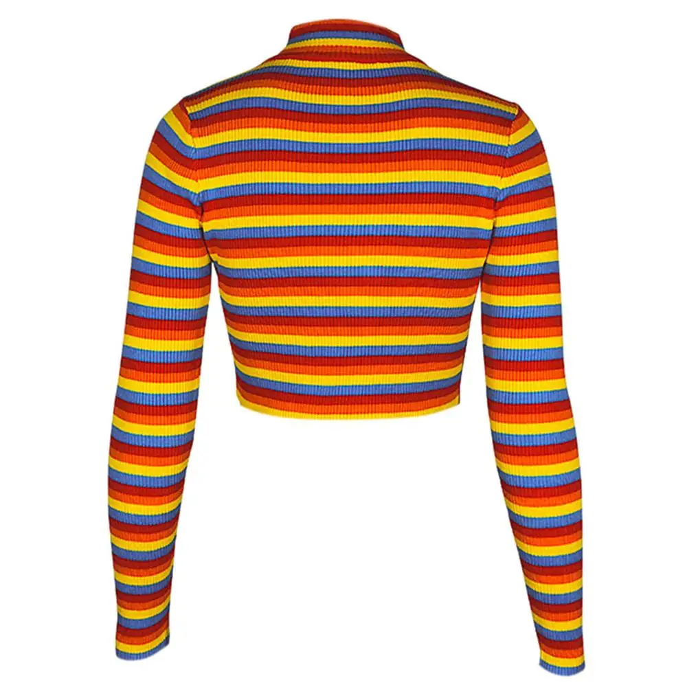 Свитер Женский вязаный однотонный с длинным рукавом Осень-зима | Женская одежда